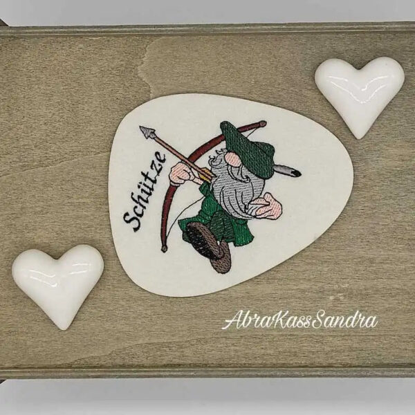 Stickdatei Wichtel Sternzeichen Schütze