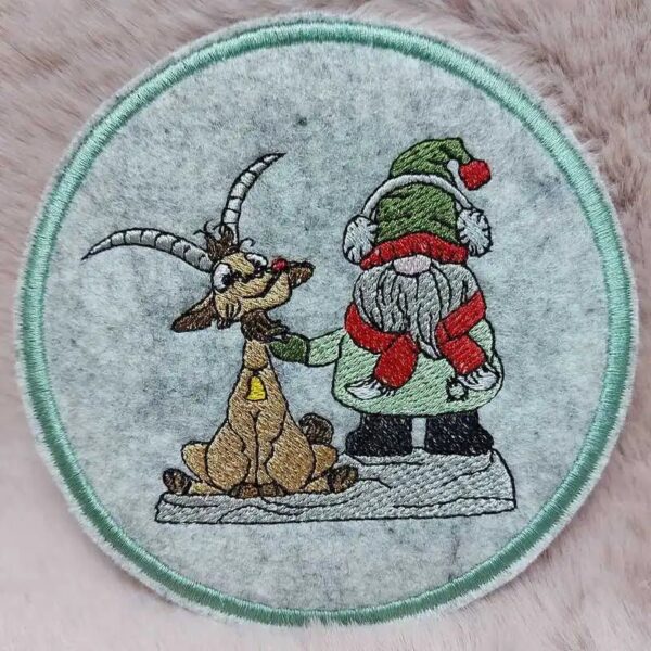 Stickdatei Wichtel Sternzeichen Steinbock