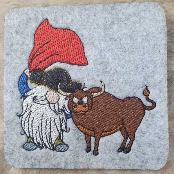 Stickdatei Wichtel Sternzeichen Stier