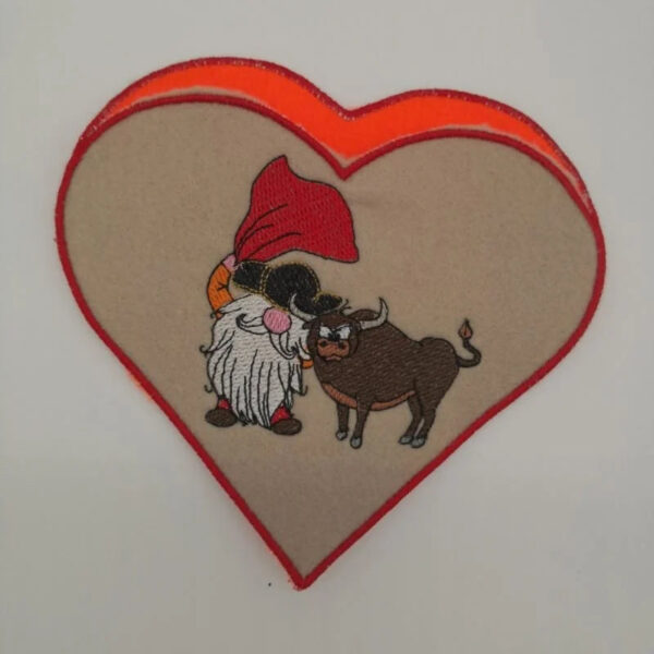 Stickdatei Wichtel Sternzeichen Stier