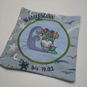 Stickdatei Wichtel Sternzeichen Wassermann