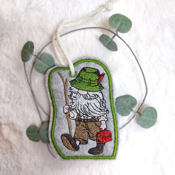 ITH Stickdatei Wichtel Wandersmann