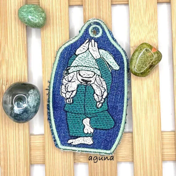 ITH Stickdatei Wichtel Yoga brav