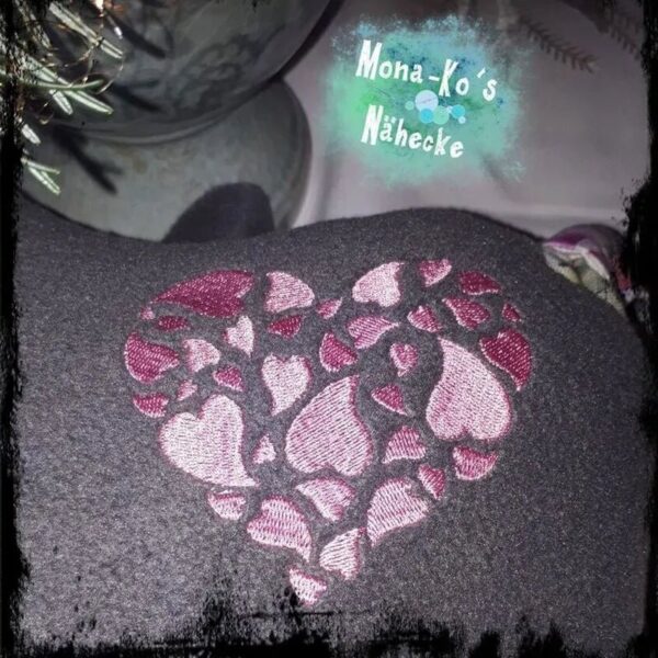 Stickdateien Herzen Dreier-Set