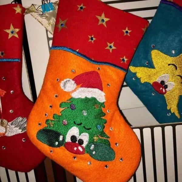 Stickdateien Stern Baum und Gans