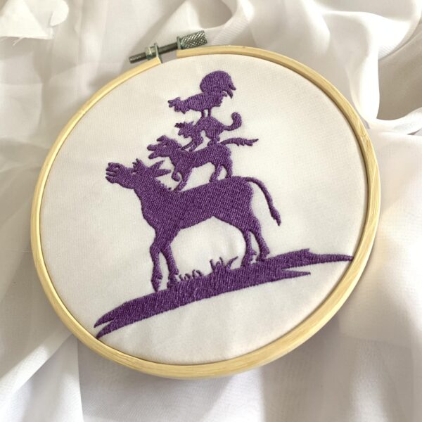 Stickdatei 11 Märchen im Scherenschnitt-Stil