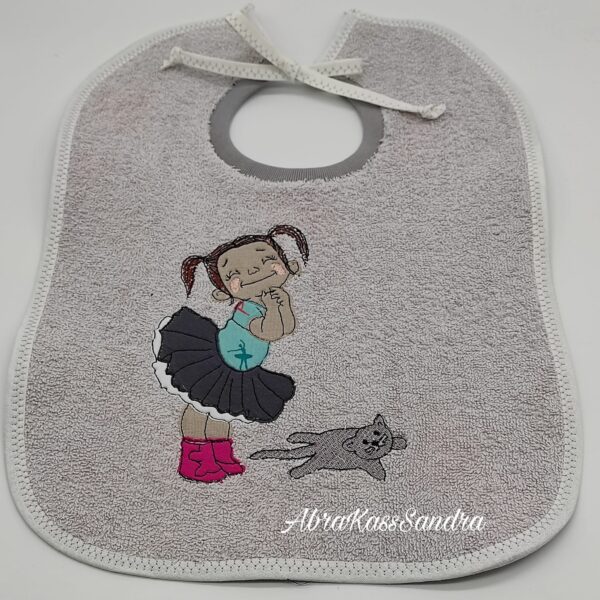 Stickdatei Mädchen Mimi Doodle Applikation