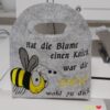 Stickdatei Hummel und Bienchen mit Sprüchen