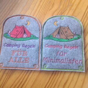 ITH Stickdatei Campingdeko Zelt Ergänzung