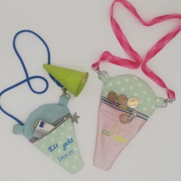 ITH Stickdatei Eis(geld)-Täschchen