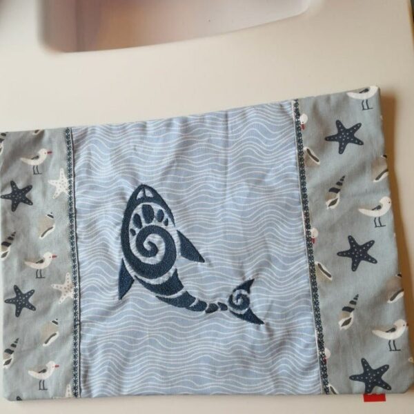 ITH Stickdatei Kissen rechteckig mit Unterteilungen