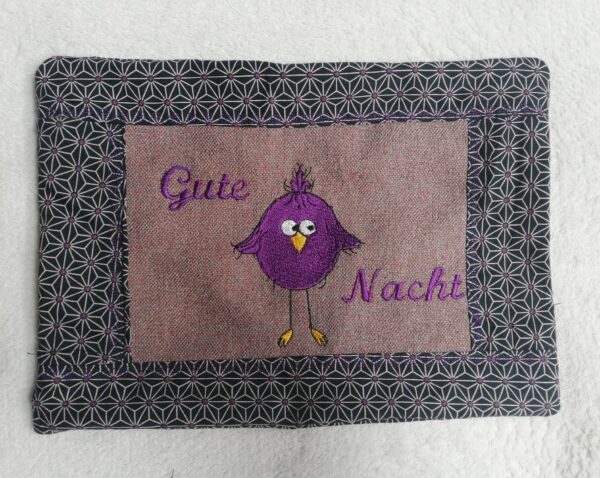 ITH Stickdatei Kissen rechteckig mit Unterteilungen