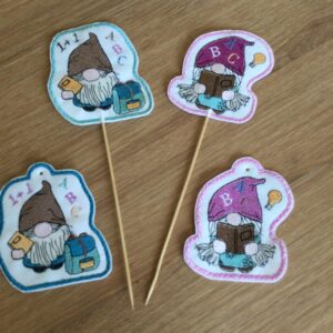 ITH Stickdatei Stabfigur, Anhänger und Vollstick Schulwichtel