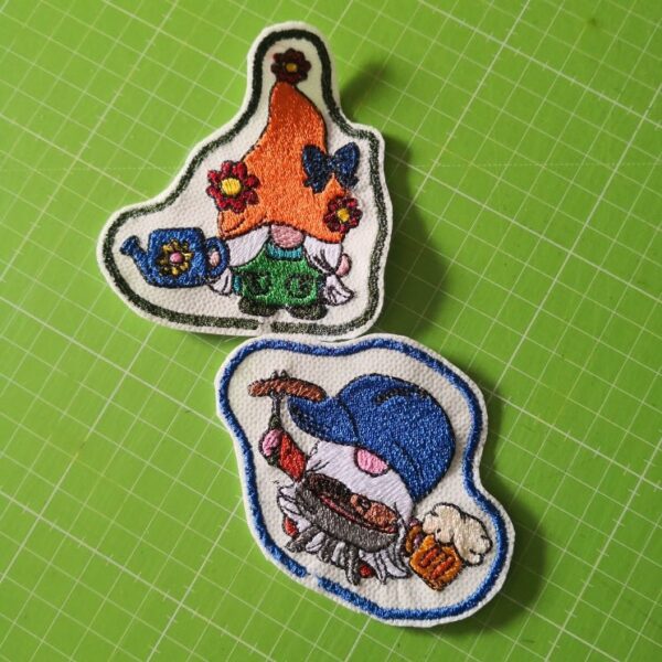 ITH Stickdatei Stabfigur Garten-und Grillwichtel