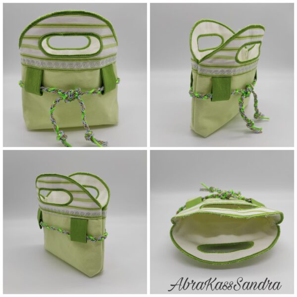 Stickdatei ITH Tasche mit Unterteilung und Laschen Blanko 🧵