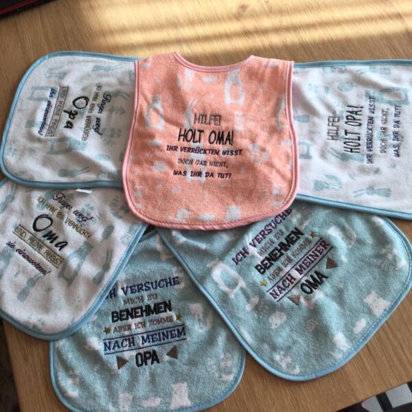 Stickdatei Babysprüche