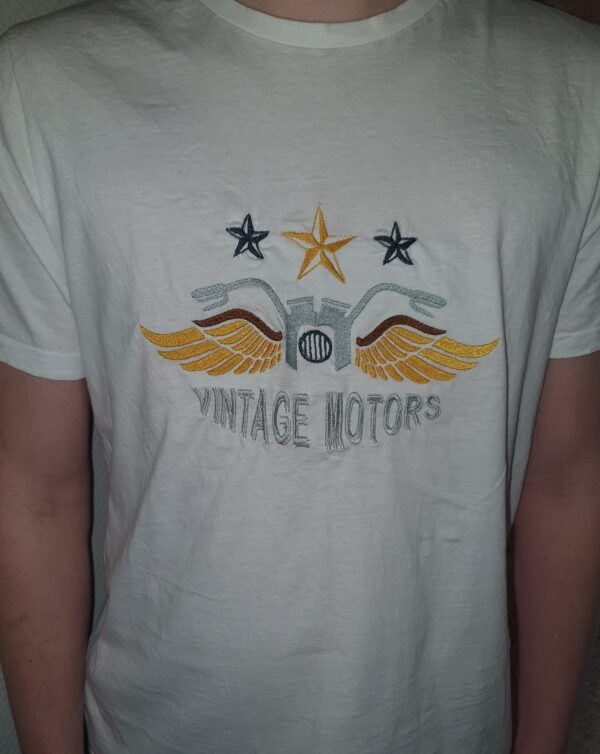 Stickdatei Biker Vintage