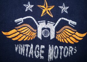 Stickdatei Biker Vintage