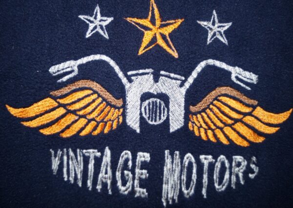 Stickdatei Biker Vintage