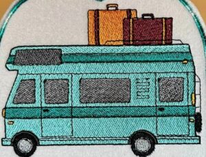 Stickdatei Camping Wohnmobil