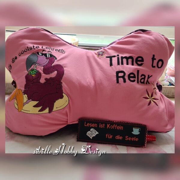 Stickdatei cooler Flamingo mit Sprüchen 🦩