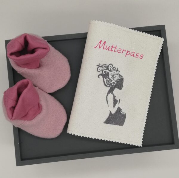 Stickdatei Dekore für Mutterpasshüllen und mehr