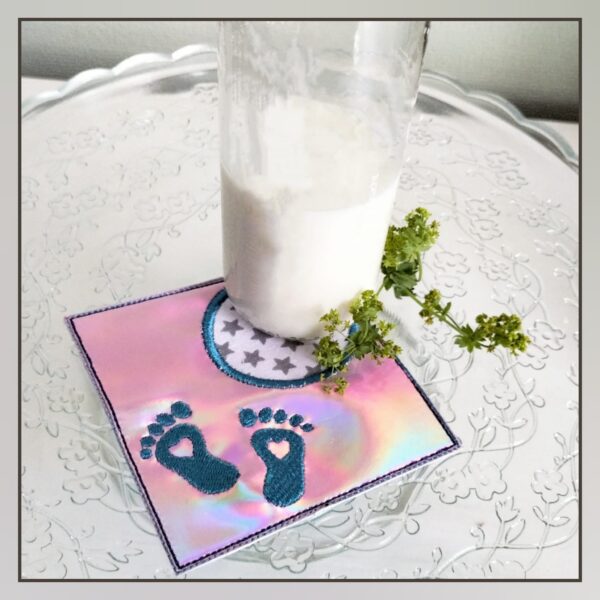 Stickdatei Dekore für Mutterpasshüllen und mehr