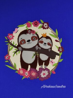 Stickdatei Faultier Vollstick