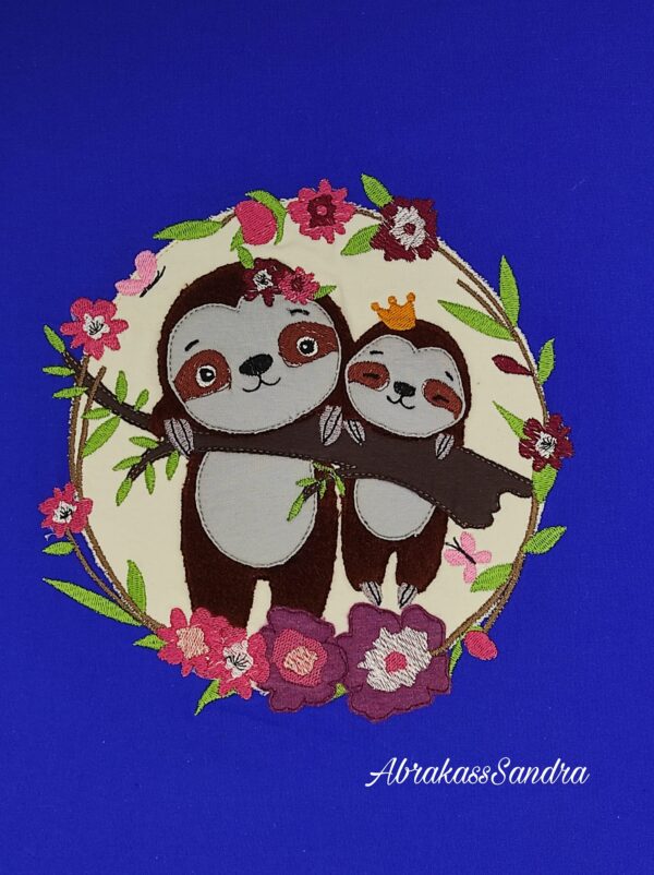 Stickdatei Faultier Vollstick