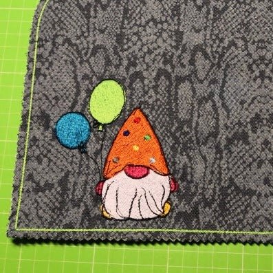 Stickdatei Wichtel Fasching