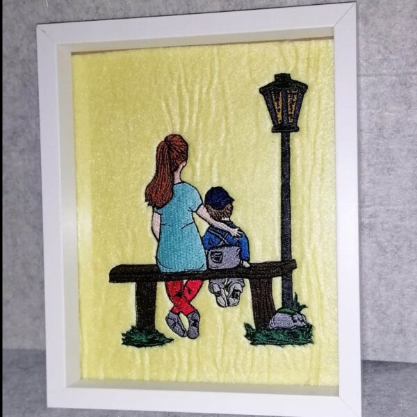 Stickdatei Geschwisterliebe