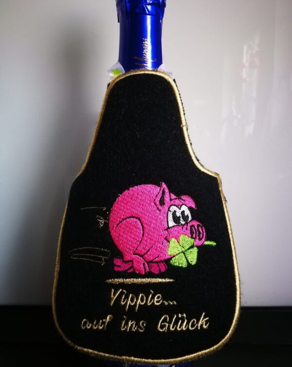 Stickdatei Schwein Glücksschwein