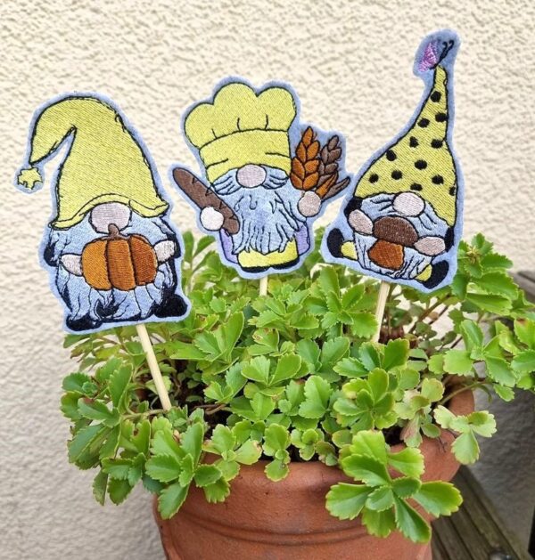 Stickdatei Wichtel Herbst