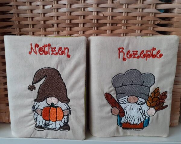 Stickdatei Wichtel Herbst