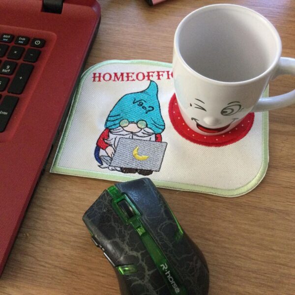 Stickdatei Homeoffice Wichtel