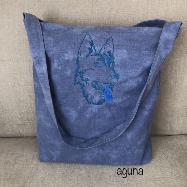 Stickdatei Hund Schäferhund Kritzel