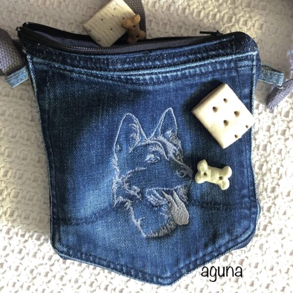 Stickdatei Hund Schäferhund Kritzel