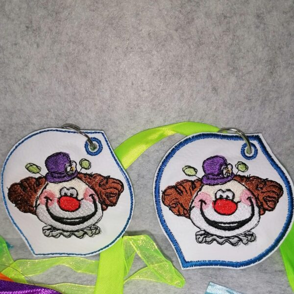 ITH Stickdatei Clownsanhänger