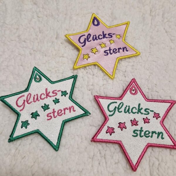 ITH Stickdatei Stern Glücksstern ⭐
