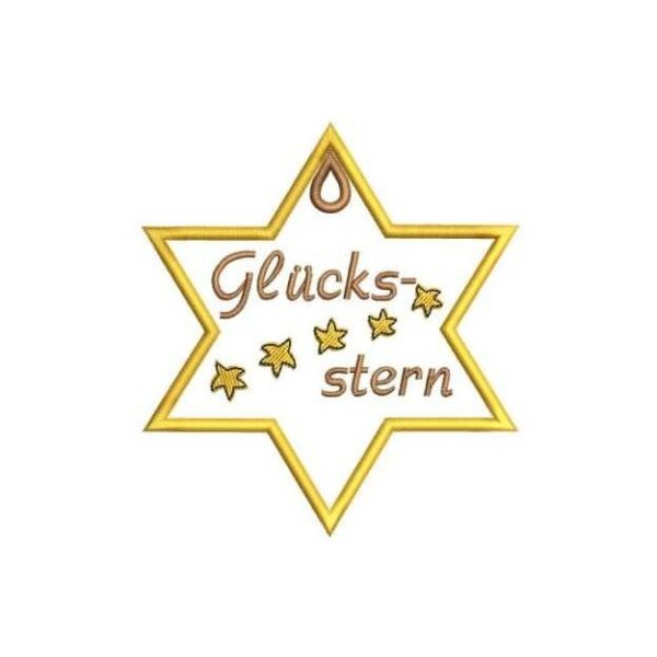 ITH Stickdatei Stern Glücksstern ⭐