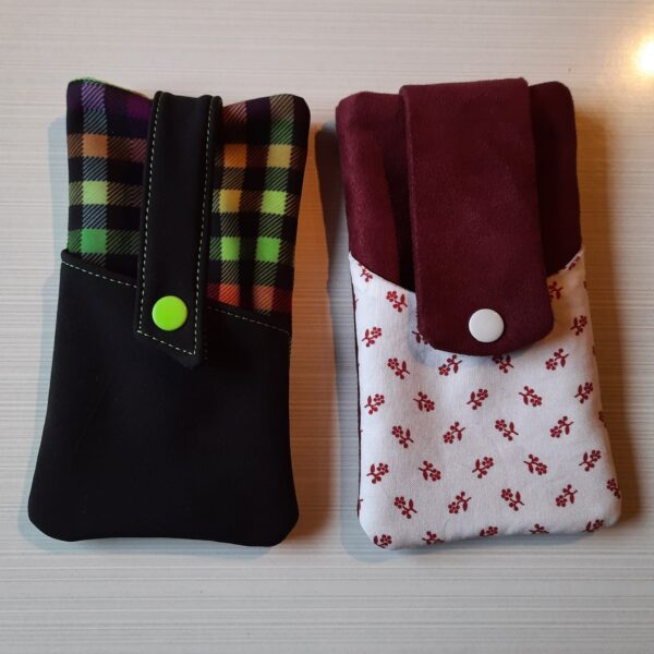 ITH Stickdatei Handyhülle mit Fach