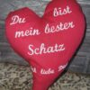 ITH Stickdatei Kissen Herzform