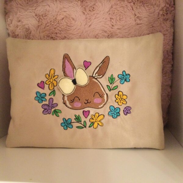 ITH Stickdatei Kissen rechteckig Blanko