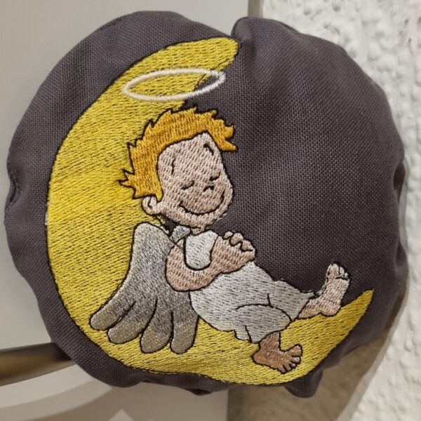 ITH Stickdatei Kissen rund Blanko