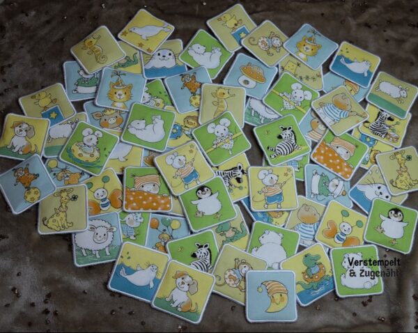 ITH Stickdatei Paket Memoryspiel Blanko – 2 Größen