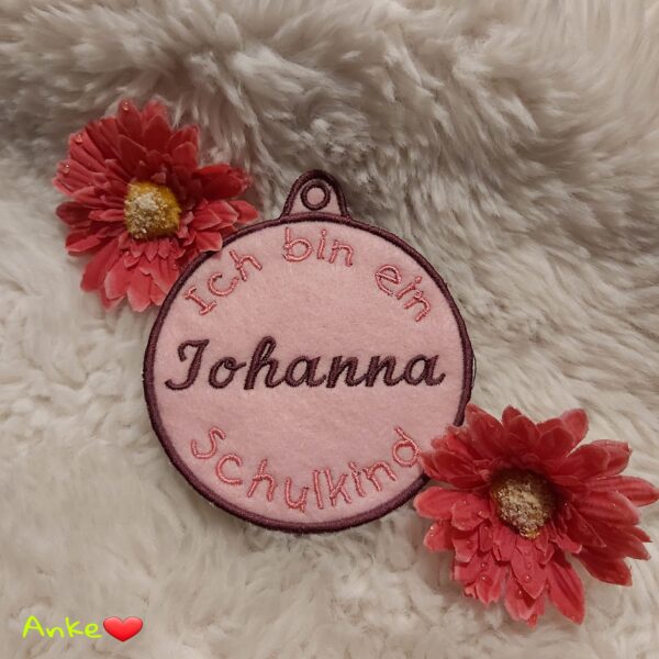 ITH Stickdatei Plaketten Schulanfang