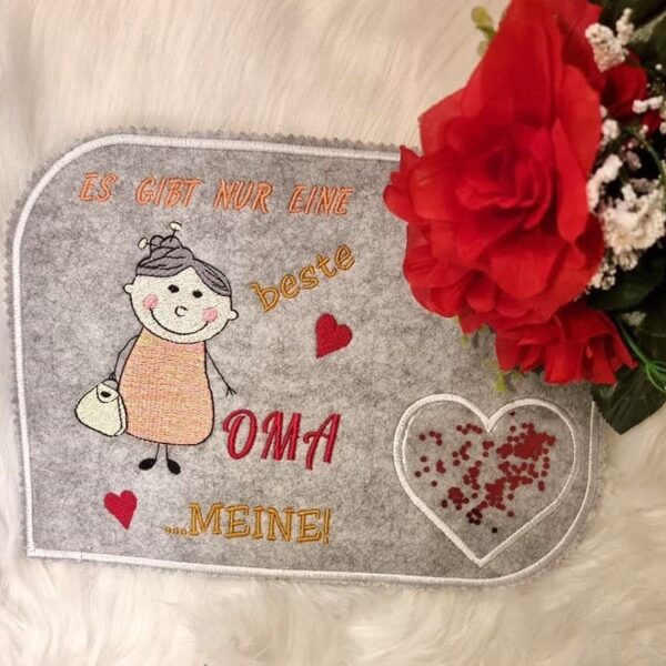 ITH Stickdatei Tassenlounge mit Herz Blanko