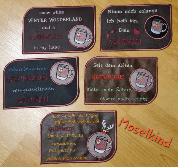 ITH Stickdatei Tassenlounges (Mugrugs) Glühwein