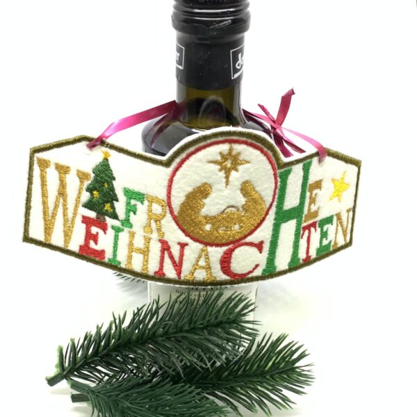 ITH Stickdatei Weihnachtsschilder