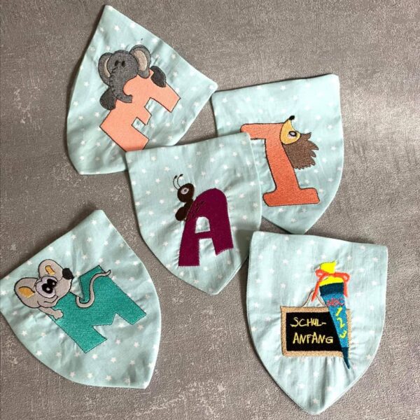 ITH Stickdatei Wimpel